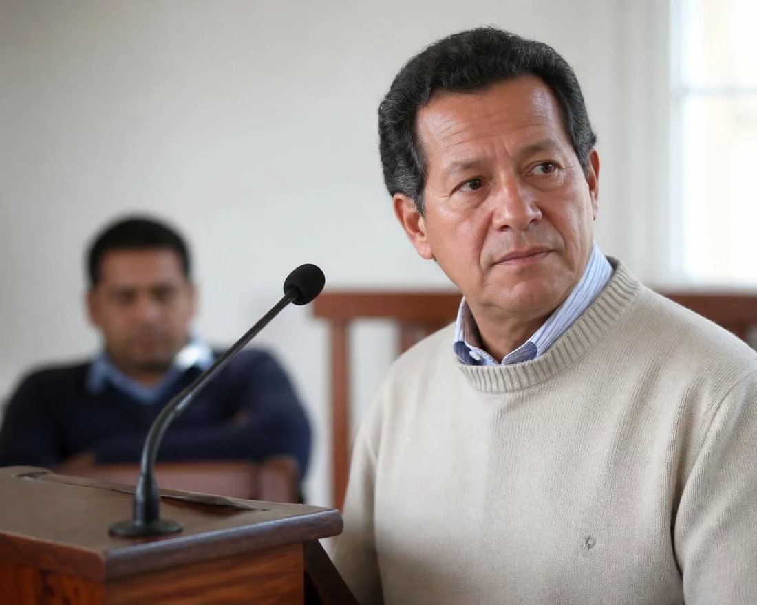Participante ergue a mão para pedir a palavra numa mesa coberta de folhas anotadas